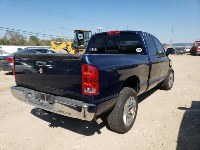 1D7HA18N16J121523 - 2006 DODGE RAM 1500 S BLUE photo 4