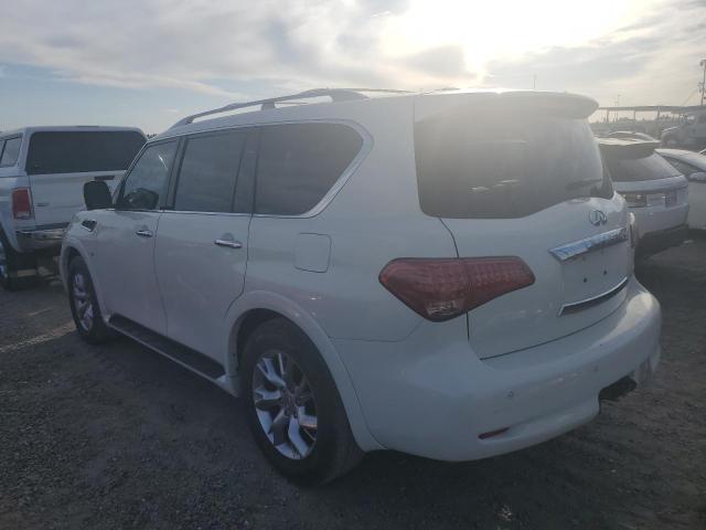 JN8AZ2NE4E9062597 - 2014 INFINITI QX80 WHITE photo 3