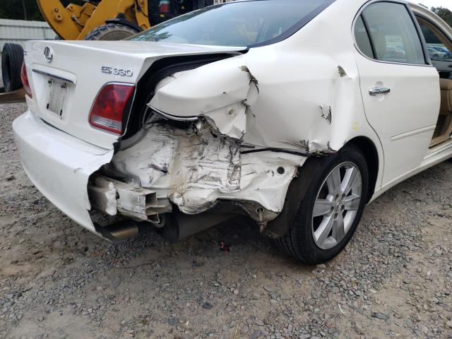 JTHBA30G655065612 - 2005 LEXUS ES330 WHITE photo 9