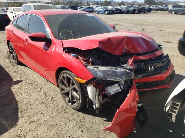 2HGFC2F81LH554398 - 2020 HONDA CIVIC SPOR 红色 照片 1