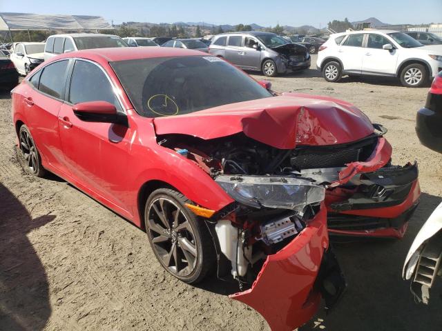 2HGFC2F81LH554398 - 2020 HONDA CIVIC SPOR 红色 照片 9