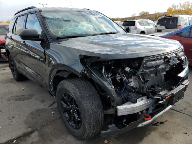 1FMSK8JH6NGA31611 - 2022 FORD EXPLORER T GREEN photo 1