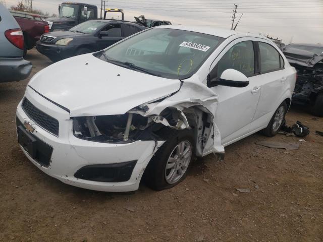 1G1JA5SH1C4111891 - 2012 CHEVROLET SONIC LS WHITE photo 2