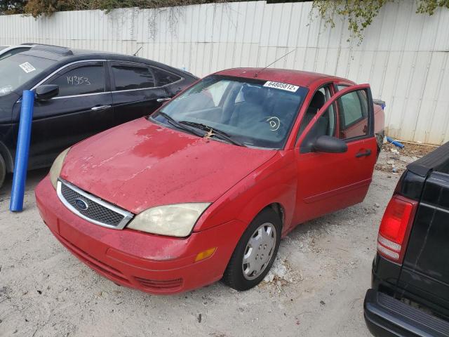 1FAFP34N85W251100 - 2005 FORD FOCUS ZX4 RED photo 2