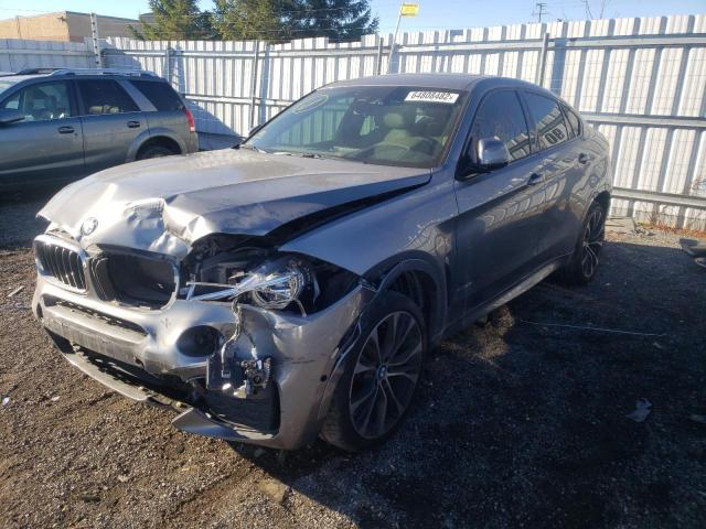 5UXKU2C52K0Z64553 - 2019 BMW X6 XDRIVE3 SILVER photo 2