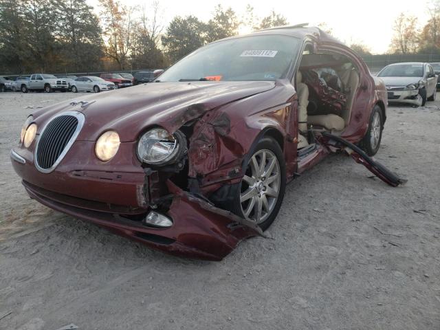 SAJDA01D0YGL67212 - 2000 JAGUAR S-TYPE MAROON photo 2