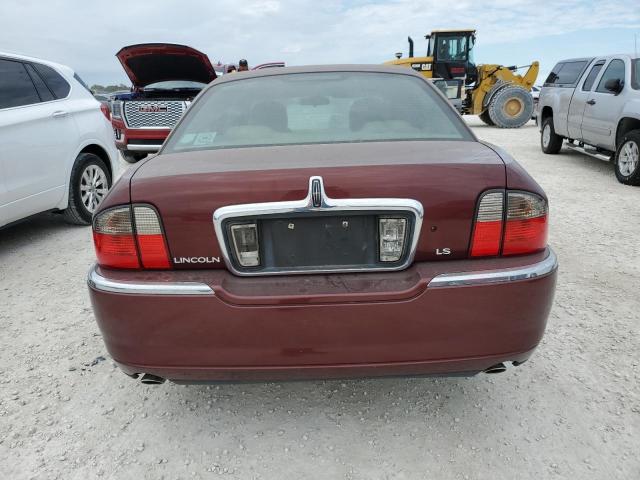 1LNHM86S54Y643574 - 2004 LINCOLN LS MAROON photo 6