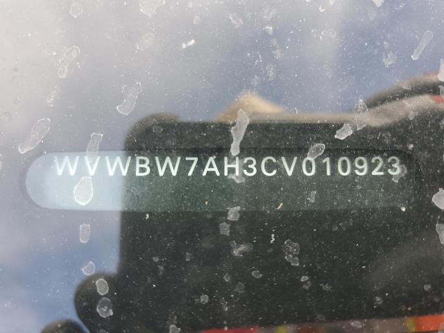 WVWBW7AH3CV010923 - 2012 VOLKSWAGEN EOS KOMFOR 黑色 照片 12