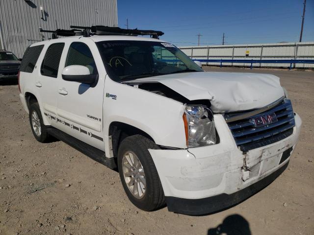 1GKFK13508R189133 - 2008 GMC YUKON HYBR WHITE photo 1