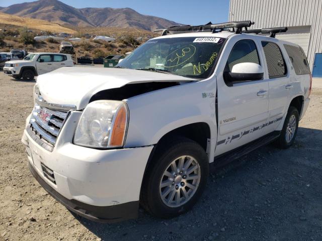 1GKFK13508R189133 - 2008 GMC YUKON HYBR WHITE photo 2