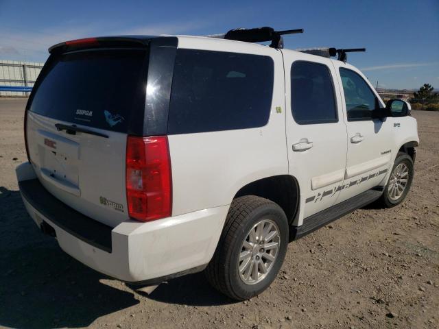 1GKFK13508R189133 - 2008 GMC YUKON HYBR WHITE photo 4