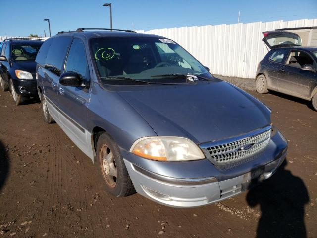 2FMZA5346YBA44039 - 2000 FORD WINDSTAR S GRAY photo 1