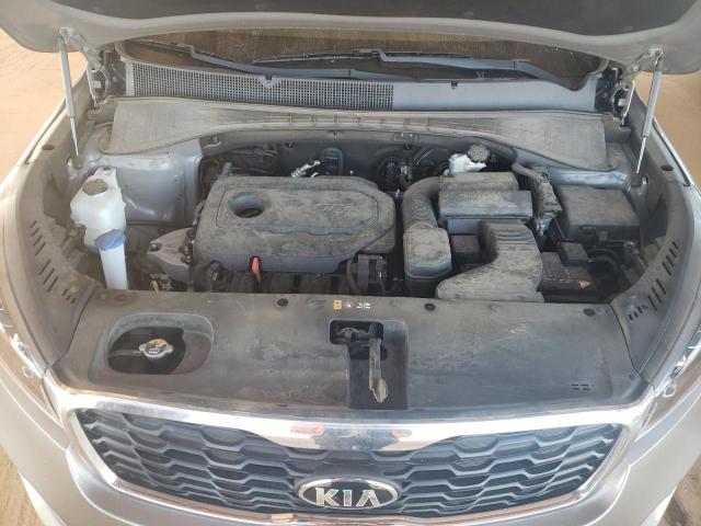 5XYPG4A31KG532932 - 2019 KIA SORENTO L SILVER photo 7