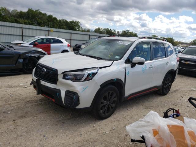 JF2SKALC9MH436109 - 2021 SUBARU FORESTER S WHITE photo 2