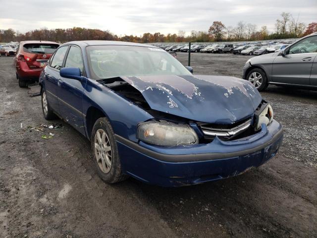 2G1WF52E649397250 - 2004 CHEVROLET IMPALA BLUE photo 1