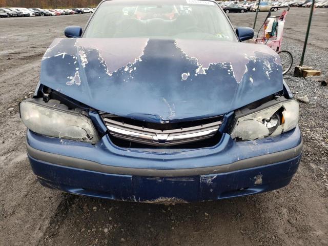 2G1WF52E649397250 - 2004 CHEVROLET IMPALA BLUE photo 7