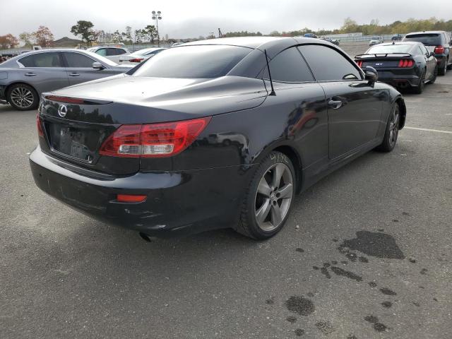 JTHFF2C2XB2519385 - 2011 LEXUS IS 250 BLACK photo 4