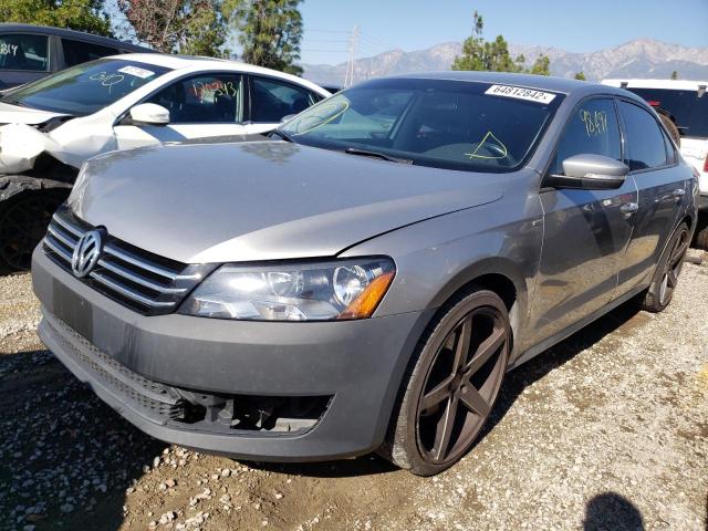 1VWAT7A30EC111101 - 2014 VOLKSWAGEN PASSAT S SILVER photo 2