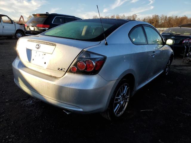 JTKDE167480267434 - 2008 SCION TC ვერცხლისფერი ფოტო 4