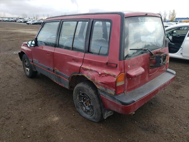 JS3TD01V4M4108004 - 1991 SUZUKI SIDEKICK J RED photo 3