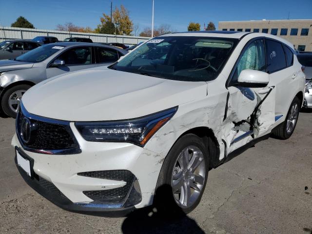 5J8TC2H73ML002073 - 2021 ACURA RDX ADVANC WHITE photo 2