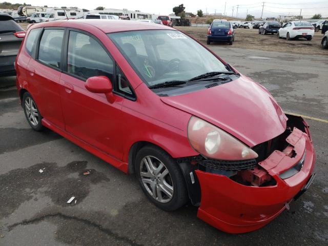 JHMGD38687S017039 - 2007 HONDA FIT S 红色 照片 1