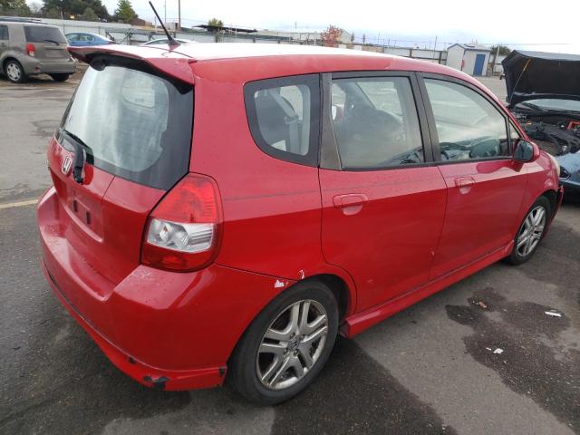 JHMGD38687S017039 - 2007 HONDA FIT S 红色 照片 4