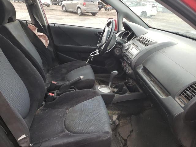 JHMGD38687S017039 - 2007 HONDA FIT S 红色 照片 5