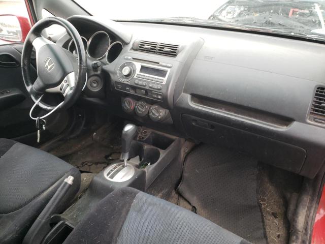 JHMGD38687S017039 - 2007 HONDA FIT S 红色 照片 9