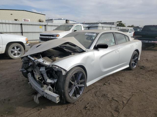 2C3CDXHG1MH533508 - 2021 DODGE CHARGER GT SILVER photo 9