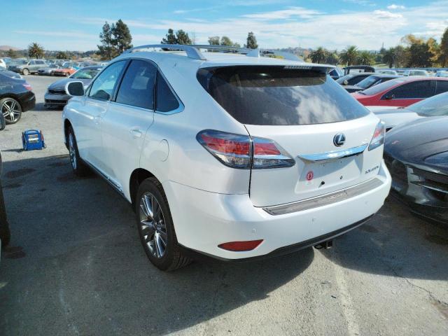 JTJBC1BA7E2457506 - 2014 LEXUS RX 450 WHITE photo 3