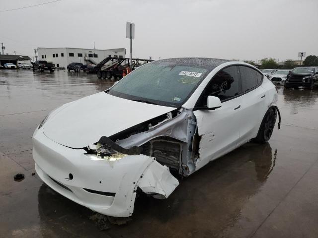 7SAYGDEFXNF468364 - 2022 TESLA MODEL Y WHITE photo 2