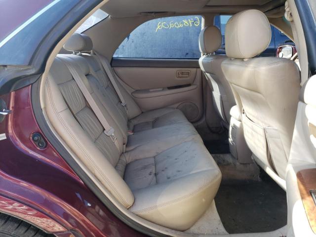 JT8BF22G2V0074538 - 1997 LEXUS ES 300 MAROON photo 6