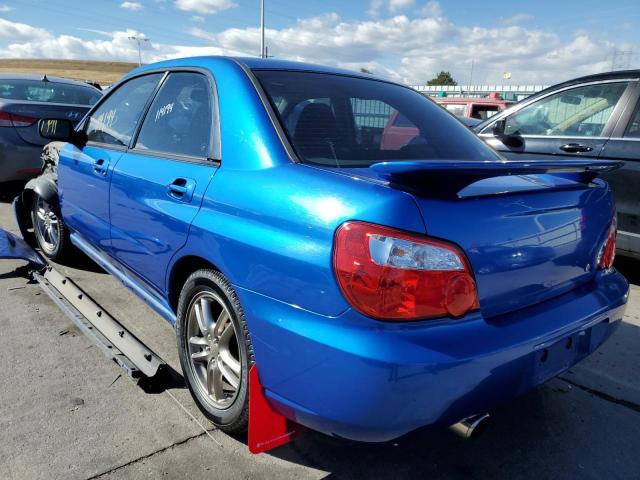 JF1GD29605G506129 - 2005 SUBARU IMPREZA WR BLUE photo 3