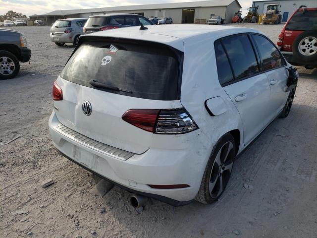 3VW5T7AU8KM000512 - 2019 VOLKSWAGEN GTI S WHITE photo 4