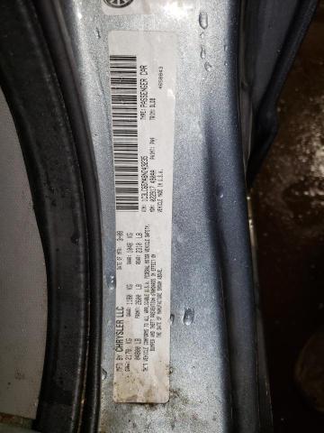 1C3LC65M48N243235 - 2008 CHRYSLER SEBRING LI GRAY photo 10