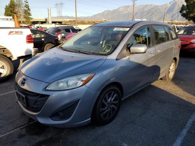 JM1CW2BL7E0169096 - 2014 MAZDA 5 SPORT SILVER photo 2