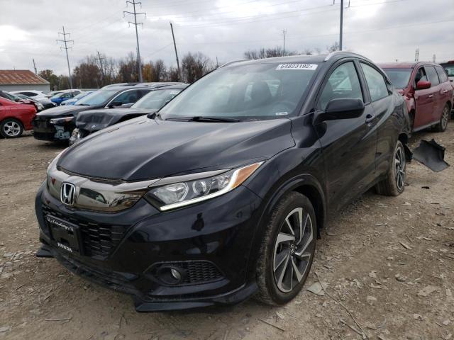 3CZRU6H17KG712980 - 2019 HONDA HR-V SPORT BLACK photo 2