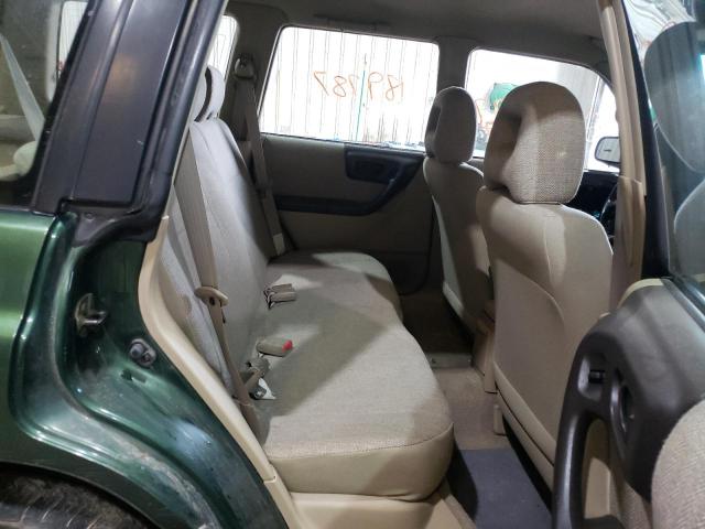 JF1SF63592H704614 - 2002 SUBARU FORESTER L GREEN photo 6