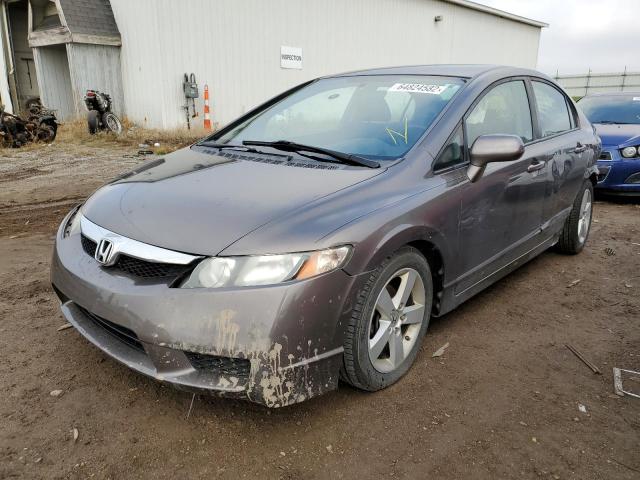 19XFA1F62AE033325 - 2010 HONDA CIVIC LX-S Szary zdjęcie 2