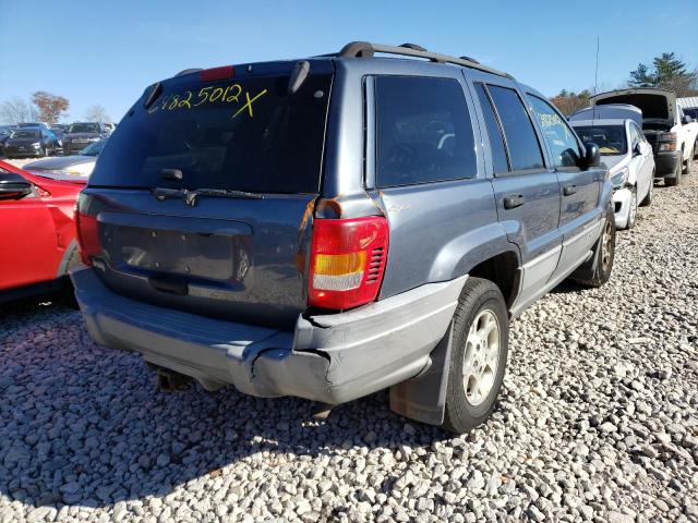 1J4GW48S81C673834 - 2001 JEEP GRAND CHER GRAY photo 4