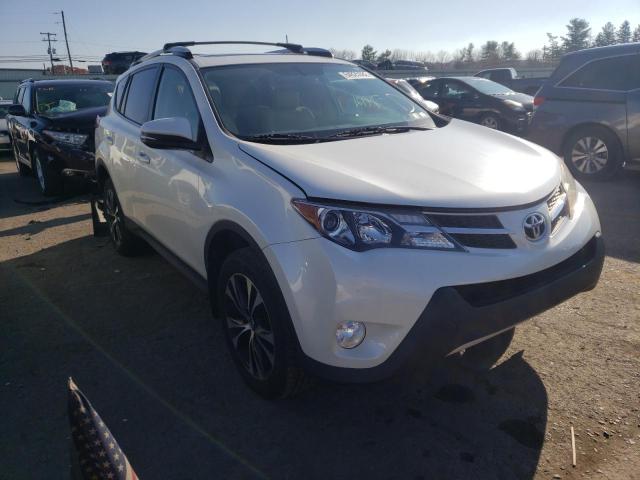 JTMDFREV4FD162059 - 2015 TOYOTA RAV 4 WHITE photo 1