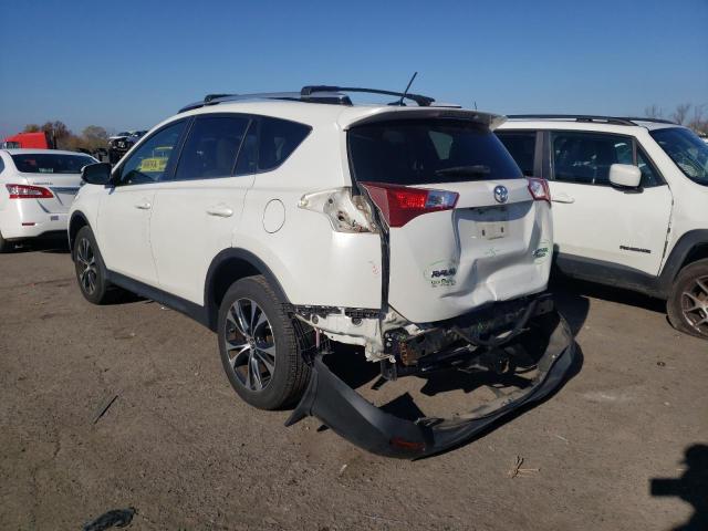 JTMDFREV4FD162059 - 2015 TOYOTA RAV 4 WHITE photo 3