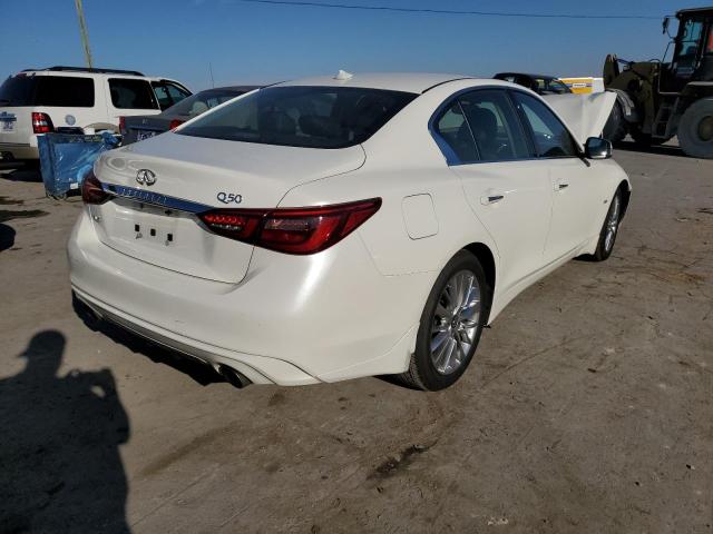 JN1EV7AR3LM253908 - 2020 INFINITI Q50 PURE WHITE photo 4