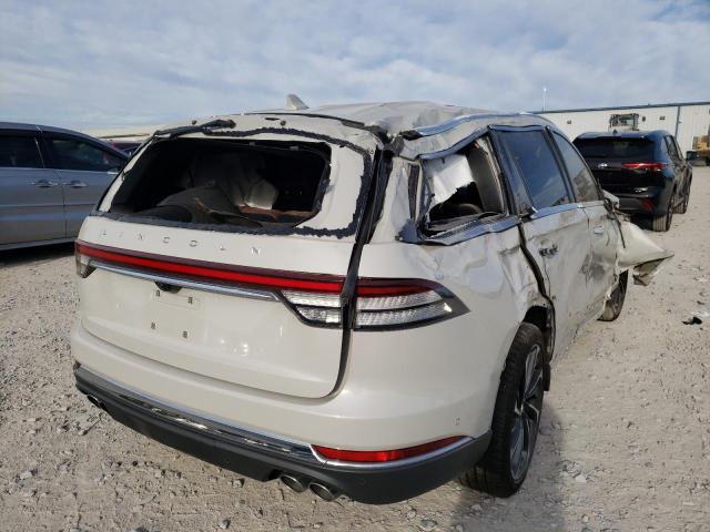 5LM5J7XC0LGL00671 - 2020 LINCOLN AVIATOR RE 白色 照片 4