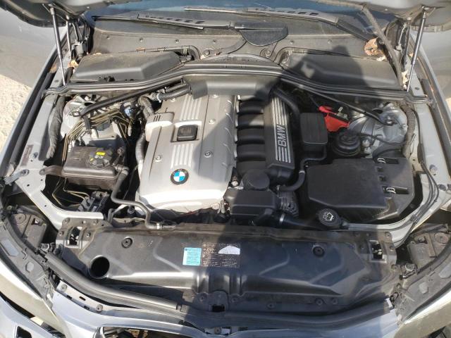 WBANF33567CW69182 - 2007 BMW 525 XI SILVER photo 7