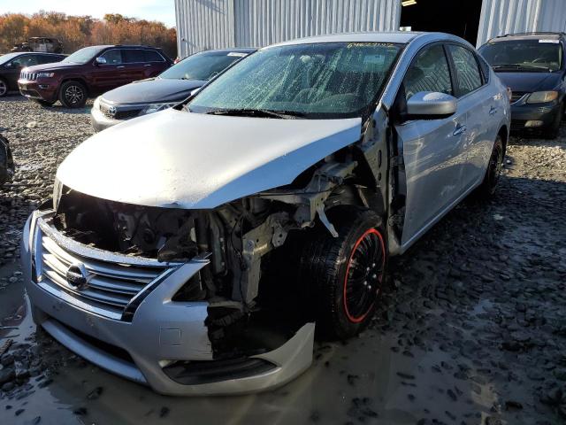 3N1AB7AP4DL715345 - 2013 NISSAN SENTRA SV SILVER photo 2