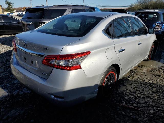 3N1AB7AP4DL715345 - 2013 NISSAN SENTRA SV SILVER photo 4