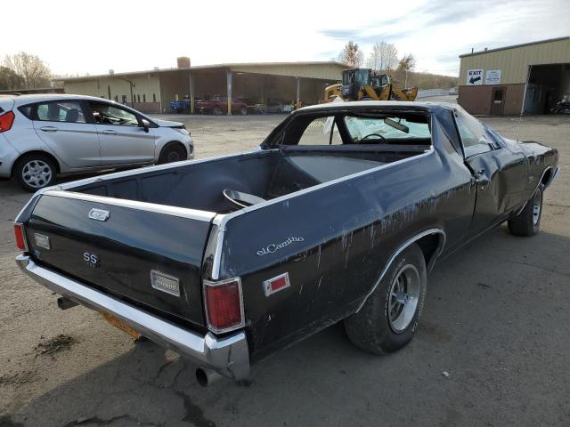 136809B322849 - 1969 CHEVROLET EL CAMINO BLACK photo 4