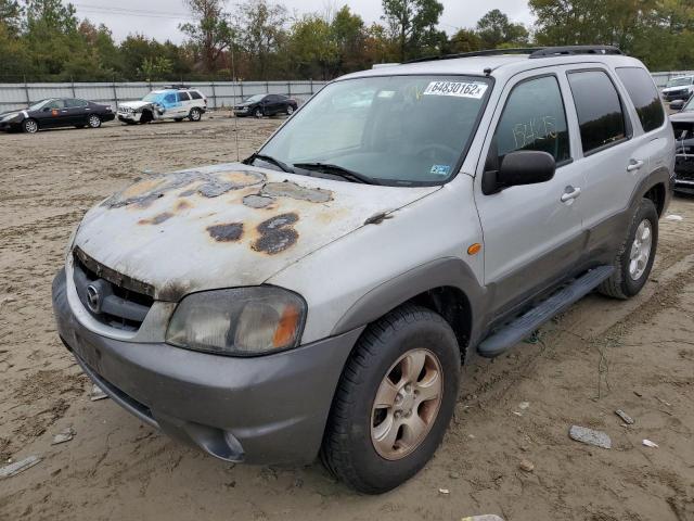 4F2CZ06154KM20513 - 2004 MAZDA TRIBUTE ES SILVER photo 2